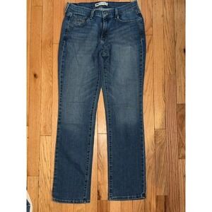 Levis 505 Straight Leg Jeans Womens 6M Medium Wash Blue Denim W28 L32 T56-8